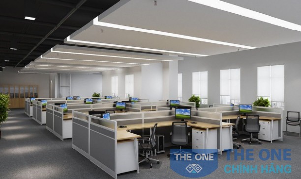 Sử dụng vách ngăn giữa các vị trí làm việc 