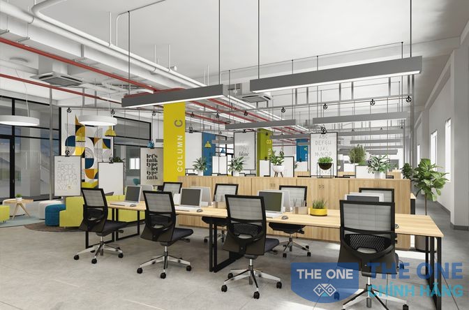 Thiết kế phòng làm việc không gian chia sẻ