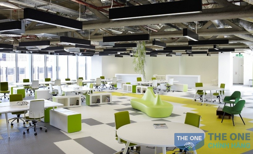 Phong cách thiết kế văn phòng linh hoạt và năng động